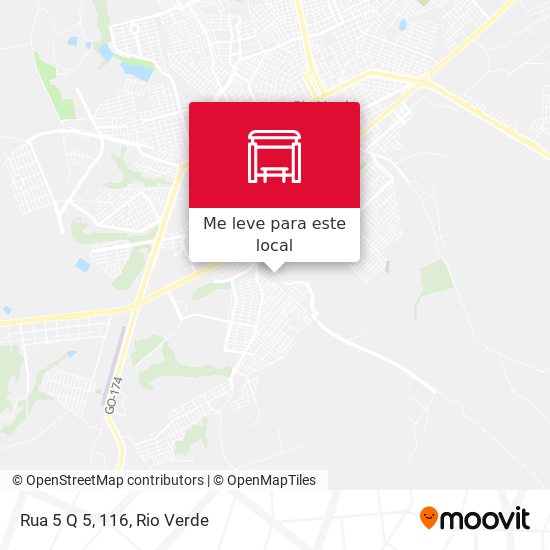 Rua 5 Q 5, 116 mapa