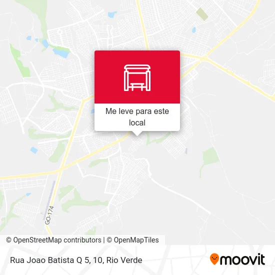 Rua Joao Batista Q 5, 10 mapa