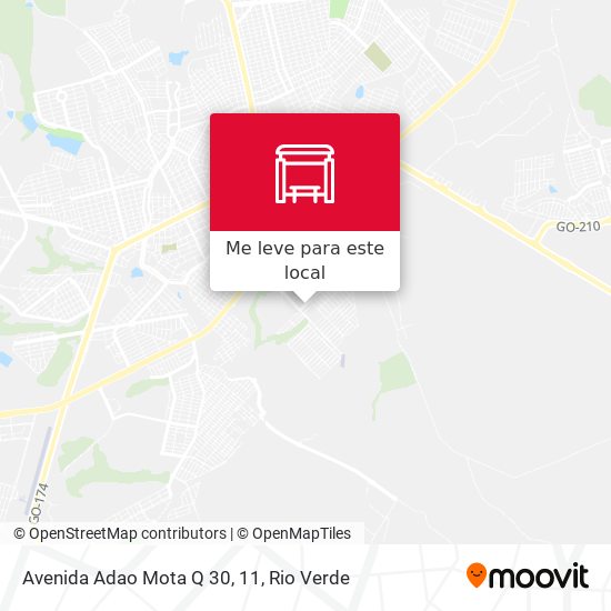 Avenida Adao Mota Q 30, 11 mapa