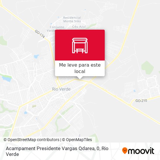 Acampament Presidente Vargas Qdarea, 0 mapa