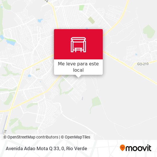 Avenida Adao Mota Q 33, 0 mapa