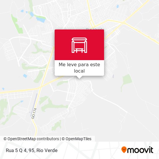 Rua 5 Q 4, 95 mapa