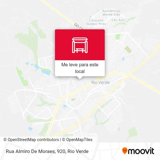 Rua Almiro De Moraes, 920 mapa