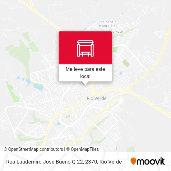 Rua Laudemiro Jose Bueno Q 22, 2370 mapa