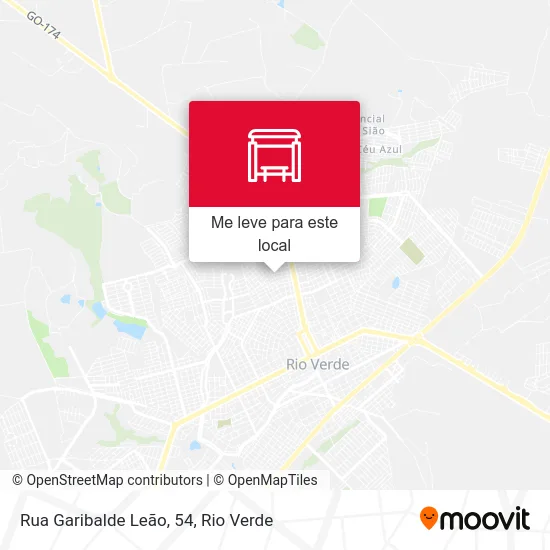 Rua Garibalde Leão, 54 mapa