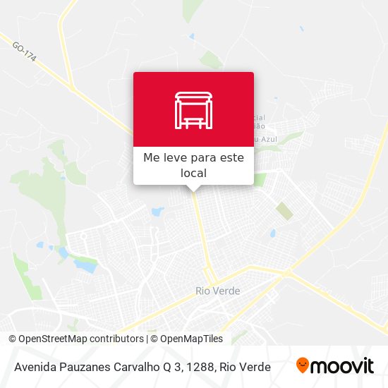 Avenida Pauzanes Carvalho Q 3, 1288 mapa