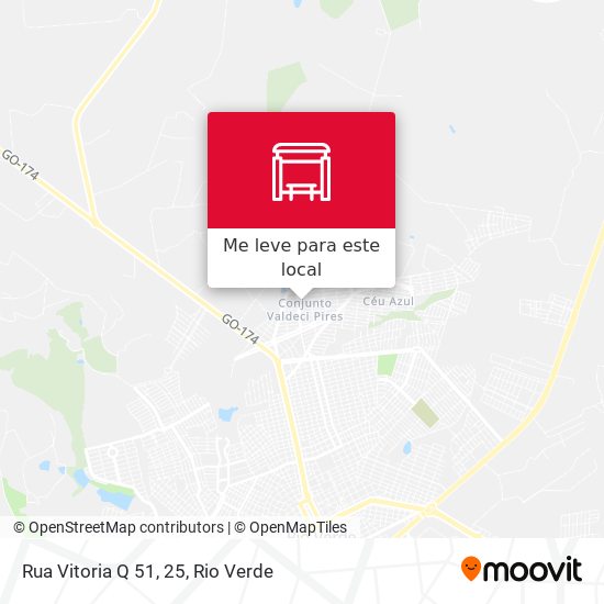 Rua Vitoria Q 51, 25 mapa