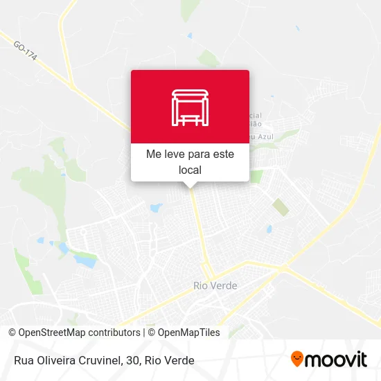 Rua Oliveira Cruvinel, 30 mapa