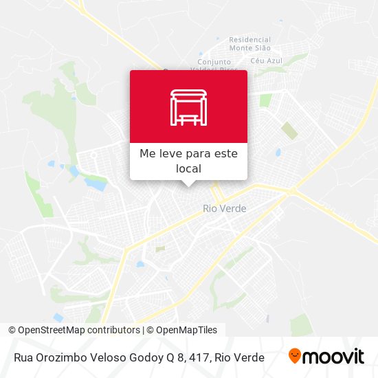 Rua Orozimbo Veloso Godoy Q 8, 417 mapa