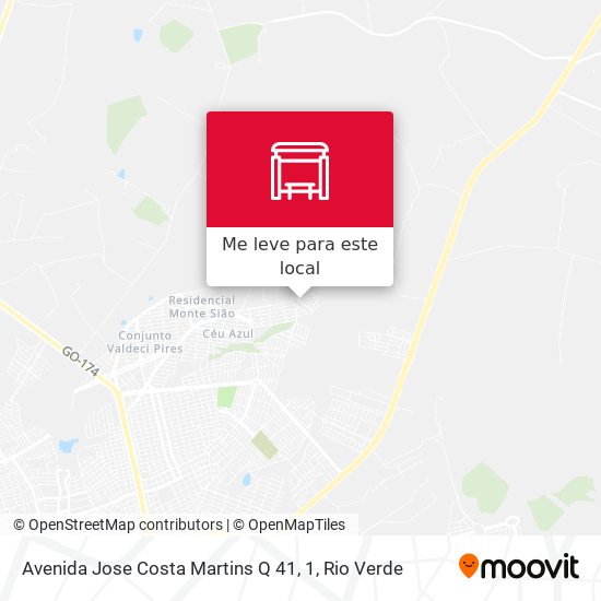 Avenida Jose Costa Martins Q 41, 1 mapa