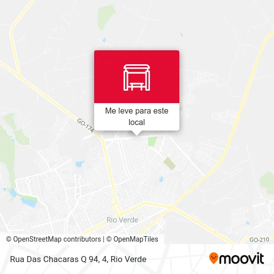 Rua Das Chacaras Q 94, 4 mapa