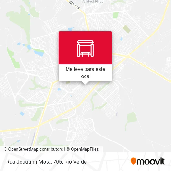 Rua Joaquim Mota, 705 mapa