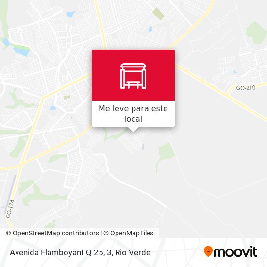 Avenida Flamboyant Q 25, 3 mapa