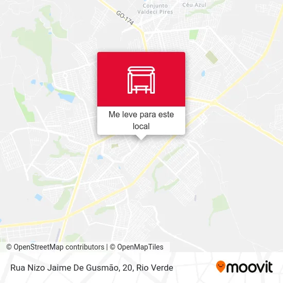 Rua Nizo Jaime De Gusmão, 20 mapa