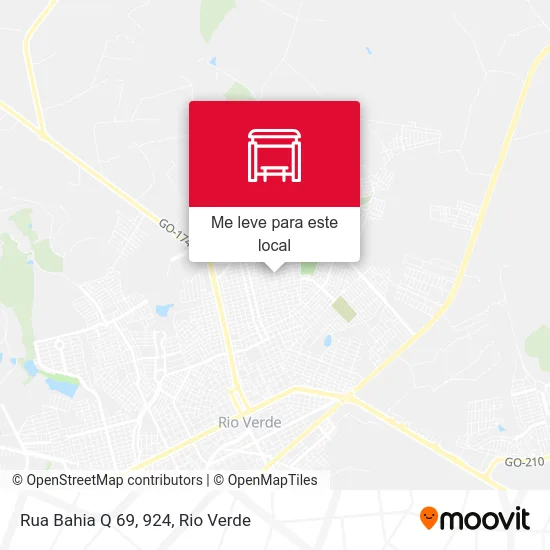 Rua Bahia Q 69, 924 mapa