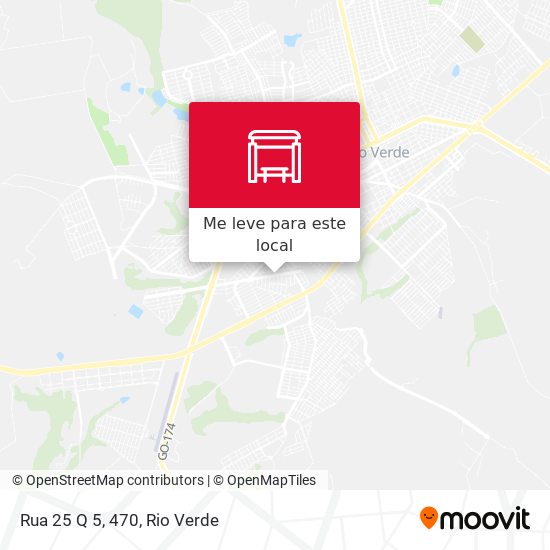 Rua 25 Q 5, 470 mapa