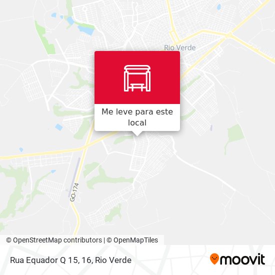 Rua Equador Q 15, 16 mapa