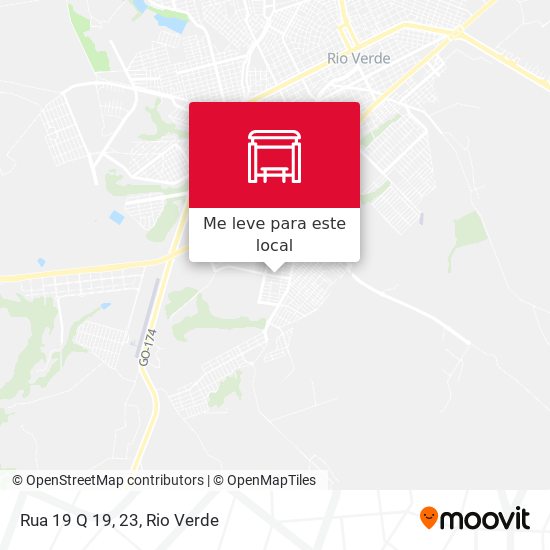 Rua 19 Q 19, 23 mapa