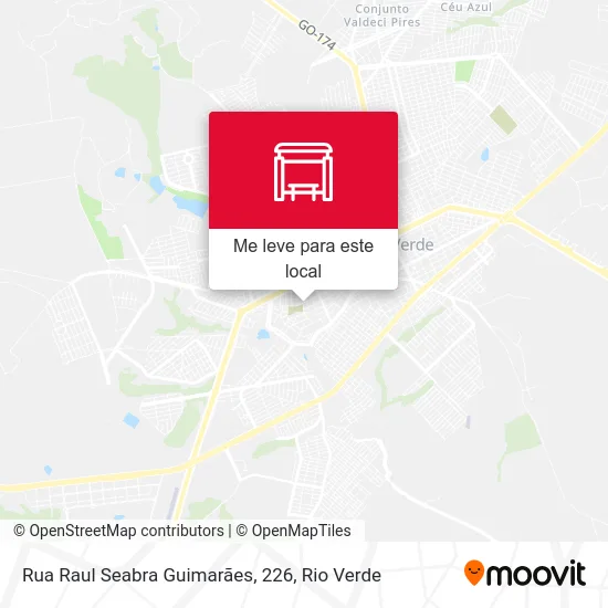 Rua Raul Seabra Guimarães, 226 mapa