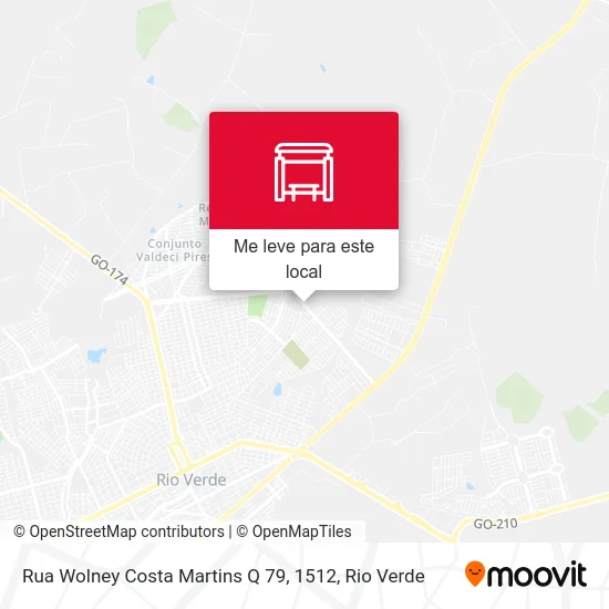 Rua Wolney Costa Martins Q 79, 1512 mapa