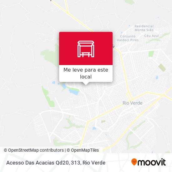 Acesso Das Acacias Qd20, 313 mapa