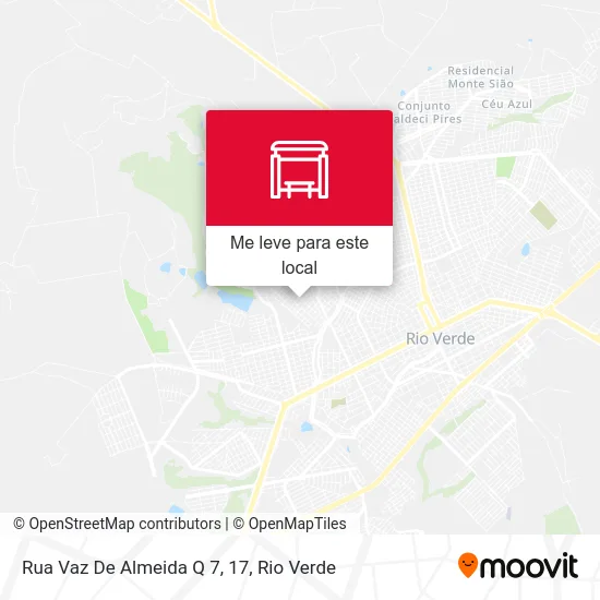 Rua Vaz De Almeida Q 7, 17 mapa