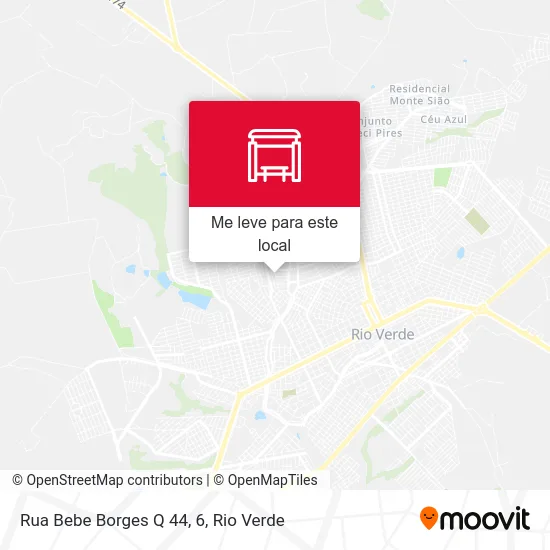 Rua Bebe Borges Q 44, 6 mapa
