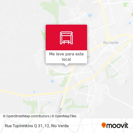 Rua Tupininkins Q 31, 12 mapa