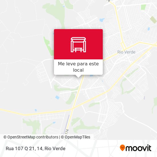 Rua 107 Q 21, 14 mapa