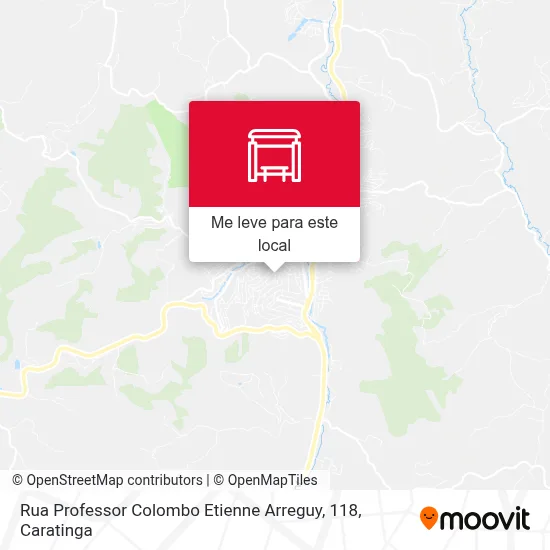 Rua Professor Colombo Etienne Arreguy, 118 mapa