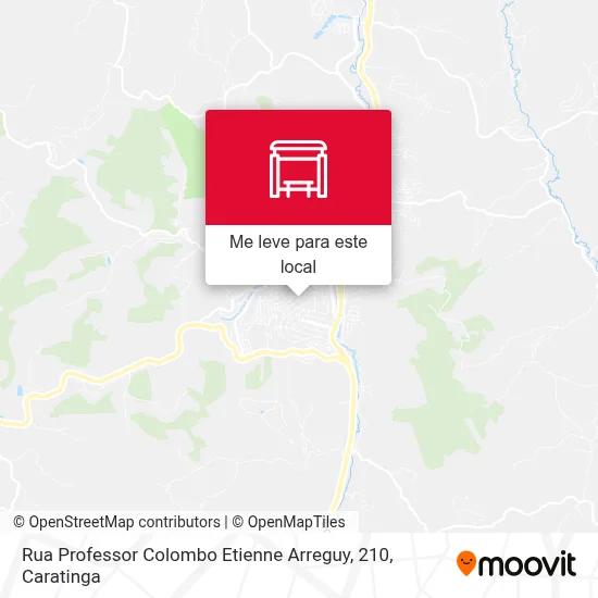 Rua Professor Colombo Etienne Arreguy, 210 mapa