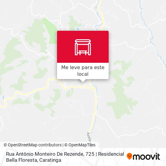 Rua Antônio Monteiro De Rezende, 725 | Residencial Bella Floresta mapa