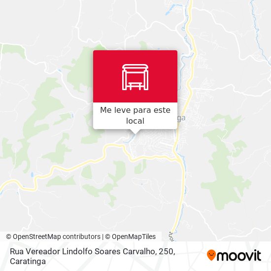 Rua Vereador Lindolfo Soares Carvalho, 250 mapa
