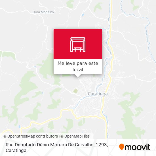 Rua Deputado Dênio Moreira De Carvalho, 1293 mapa
