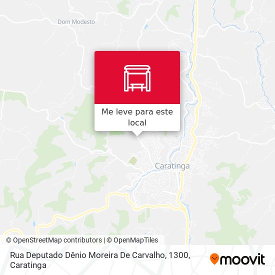 Rua Deputado Dênio Moreira De Carvalho, 1300 mapa