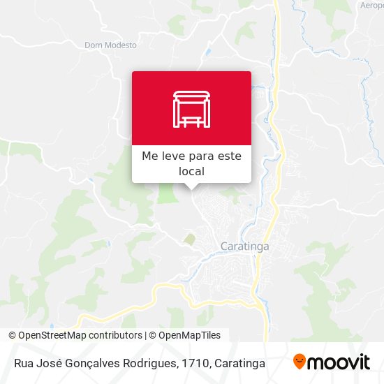 Rua José Gonçalves Rodrigues, 1710 mapa