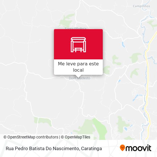Rua Pedro Batista Do Nascimento mapa