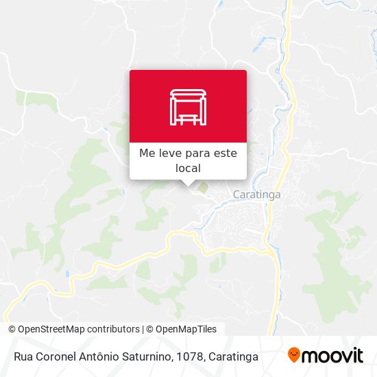 Rua Coronel Antônio Saturnino, 1078 mapa