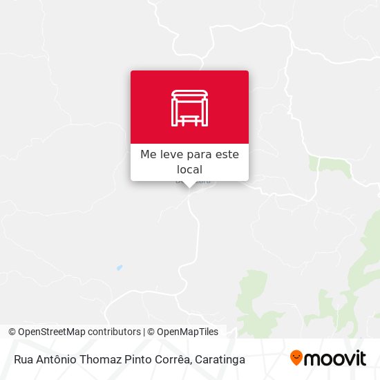 Rua Antônio Thomaz Pinto Corrêa mapa