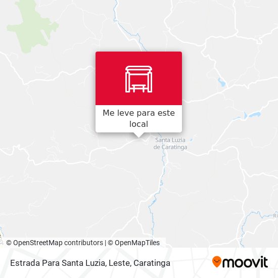 Estrada Para Santa Luzia, Leste mapa