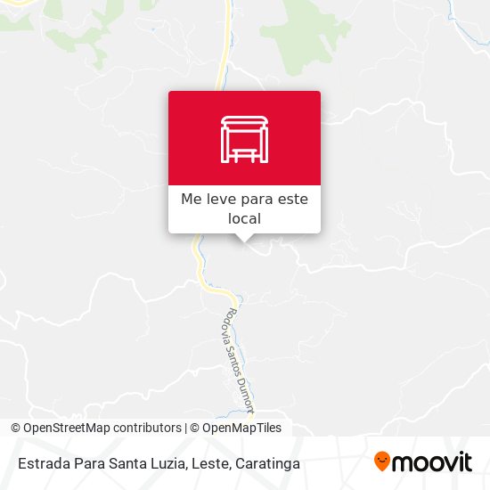 Estrada Para Santa Luzia, Leste mapa