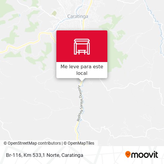 Br-116, Km 533,1 Norte mapa