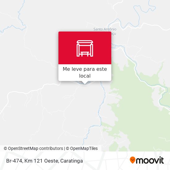 Br-474, Km 121 Oeste mapa