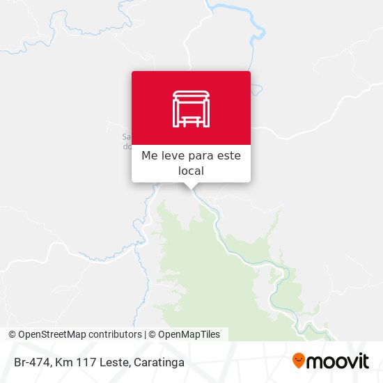 Br-474, Km 117 Leste mapa