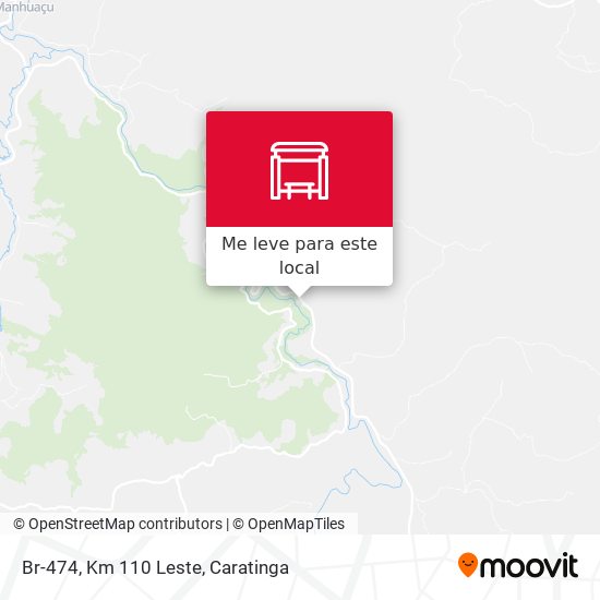 Br-474, Km 110 Leste mapa
