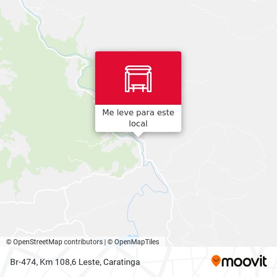 Br-474, Km 108,6 Leste mapa