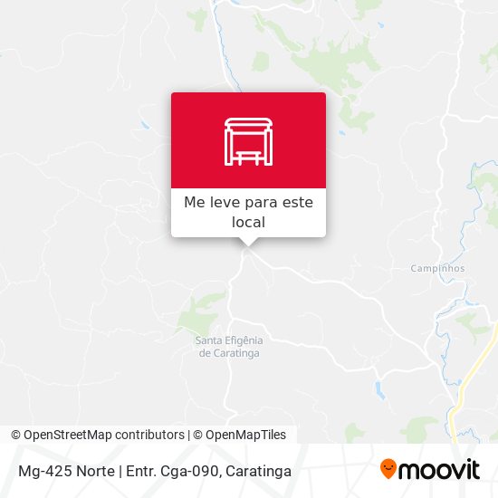 Mg-425 Norte | Entr. Cga-090 mapa