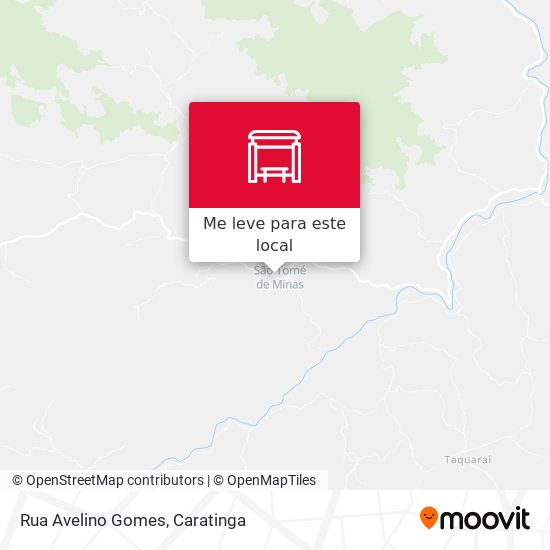 Rua Avelino Gomes mapa