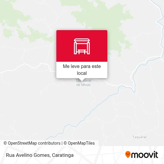 Rua Avelino Gomes mapa