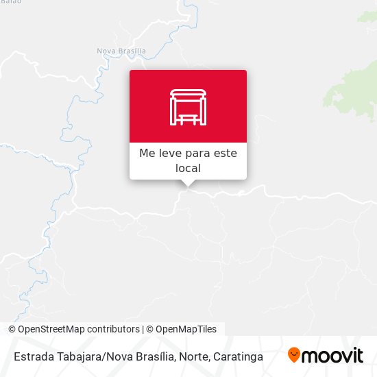 Estrada Tabajara / Nova Brasília, Norte mapa